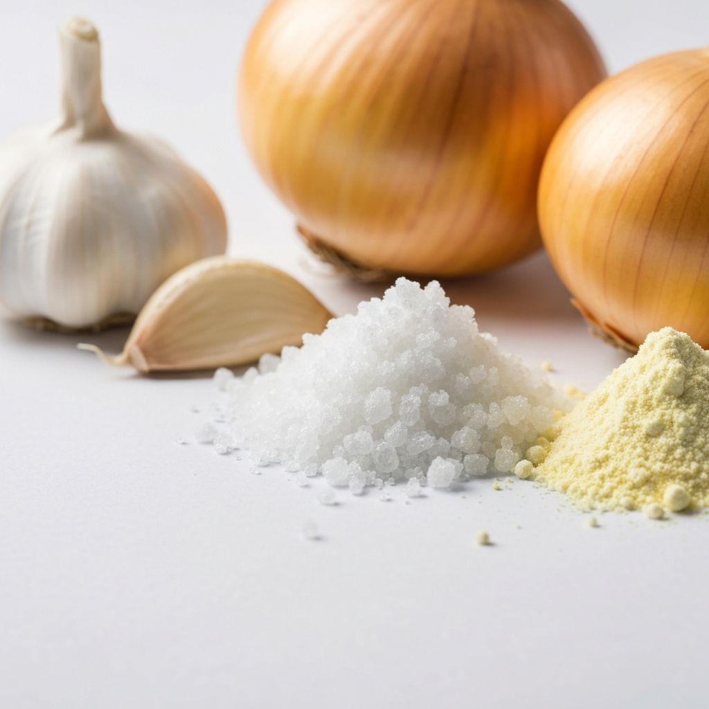 MSM crystalline powder and MSM-rich foods